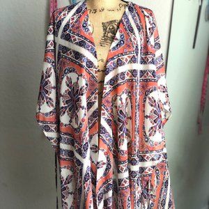 Xhilaration Open Front Sheer Kimono